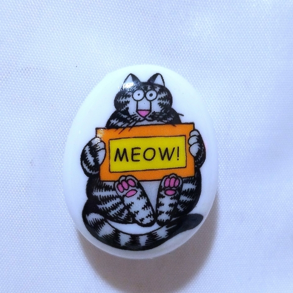 🐱 Kliban Styled Cat Magnets 🖼️ Set of 5 for Fridge & Office 🐾 - Picture 4 of 6